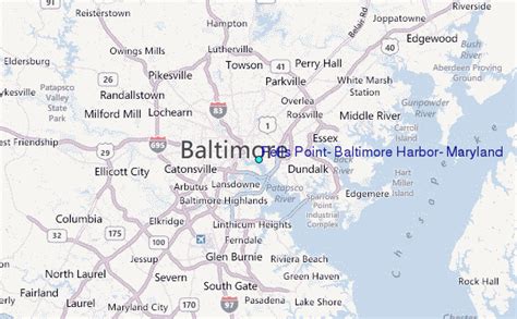 Fells Point, Baltimore Harbor, Maryland Tide Station Location Guide