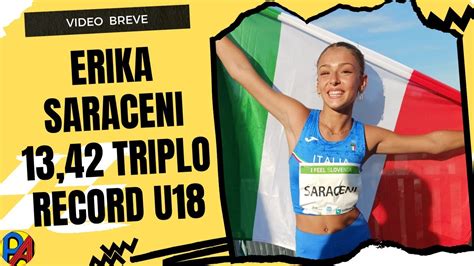 Erika Saraceni Oro All Eyof Nel Triplo Record Italiano