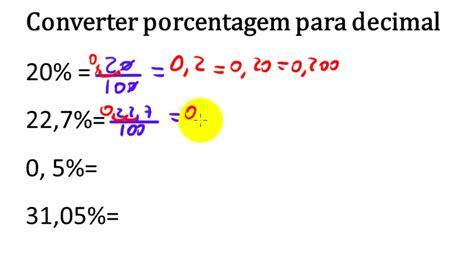 Como Transformar Porcentagem Em Fra O Passo A Passo Youtube