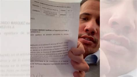 Líder Opositor Venezolano Guaidó Denuncia Ser Expulsado De Colombia