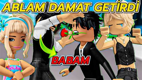 Ablam Damat Getİrdİ Eve Babam Çildirdi😆komik Anlar Ve Bölümler😆 Roblox