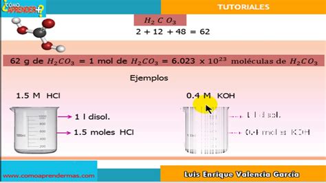 Parte 11 Como Calcular La Molaridad Ejercicios De Molaridad