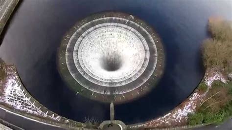 Ladybower Spillway From Above Youtube