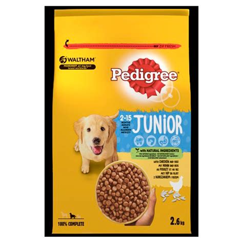 Pedigree Junior Sucha Karma Dla Szczeni T Z Kurczakiem I Ry Em Kg