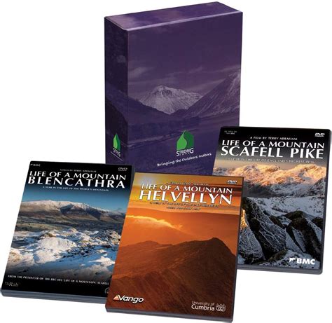 Life Of A Mountain 3 Dvd Box Set Helvellyn Blencathra And Scafell Pike