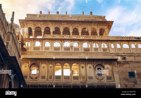 Beautiful Rajasthan Architecture Art Work Of Mandir Palace Jaisalmer