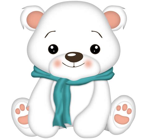 Cartoon Baby Polar Bear Sitting Stock Vector Illustration Of Global