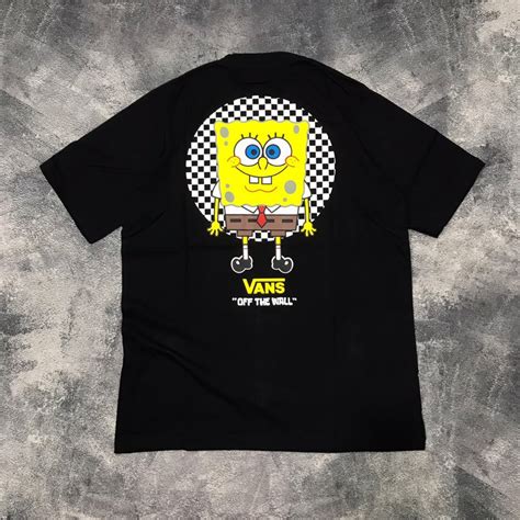 Jual Baju Kaos Pria Vans X Sponge Bob Shopee Indonesia