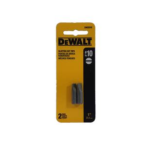 Jogo 2 Pontas De Fenda 1pol 25mm N10 Aço Dewalt Dw2010z Leroy Merlin