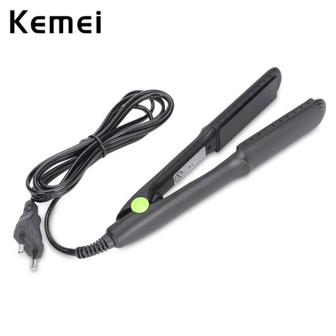 Kemei Professional Electric 220v Hair Straightener Portable Tourmaline