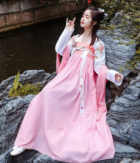 Vestido De Cosplay Chino De Hanfu Para Mujer Vestido Tradicional Chino