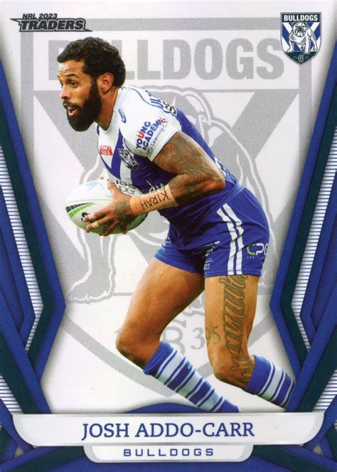 2023 Nrl Traders Pearl Specials Ps022 Josh Addo Carr Canterbury