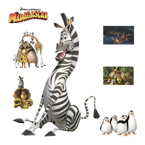 Madagascar Marty RealBig - Officially Licensed NBC Universal Removable ...