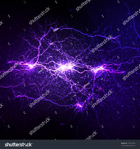 Lightning Flash Strike Background Easy Editable Stock Vector (Royalty ...