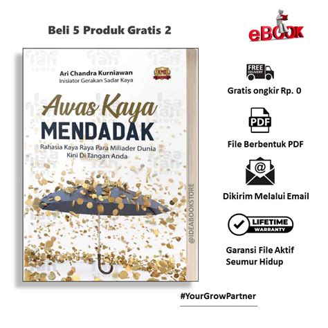 Jual Ebook Awas Kaya Mendadak Rahasia Kaya Raya Para Miliader Dunia