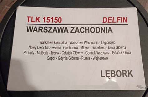 Tablica Relacyjna Pkp Ic Tlk Delfin Allegro Pl