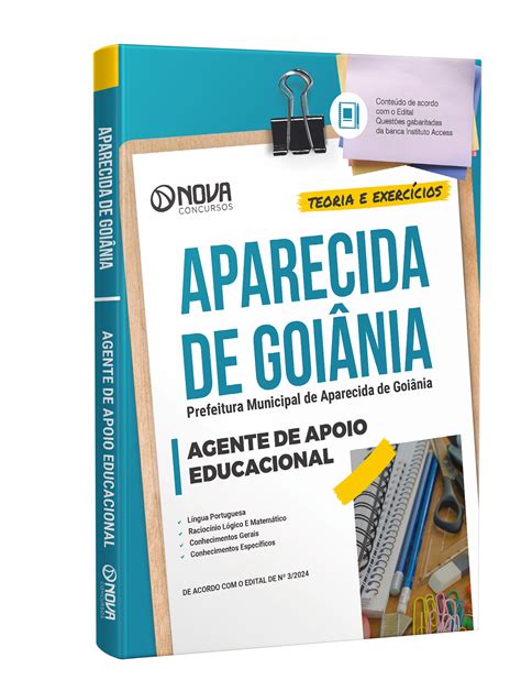 Apostila Prefeitura De Aparecida De Goiânia Go 2024 Agente De Apoio