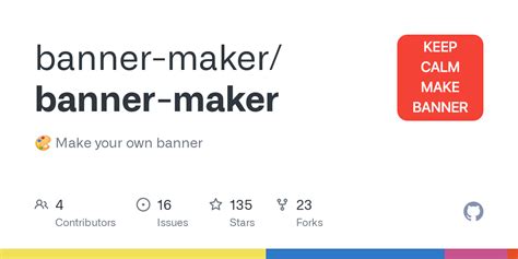 GitHub - banner-maker/banner-maker: 🎨 Make your own banner