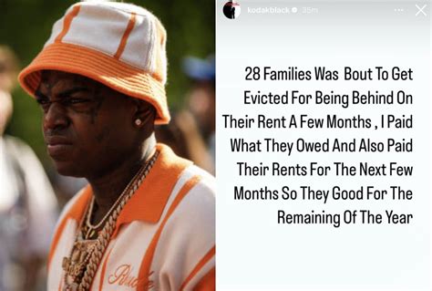 My Mixtapez On Twitter Kodak Black Has Paid The Rent For 28 Families