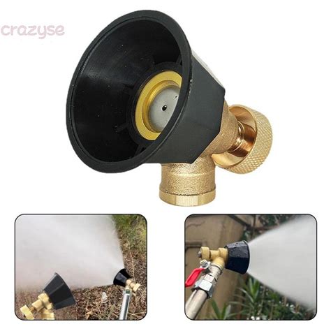 Agricultural Atomization Adjustable Nozzle Garden Copper Black Cyclone