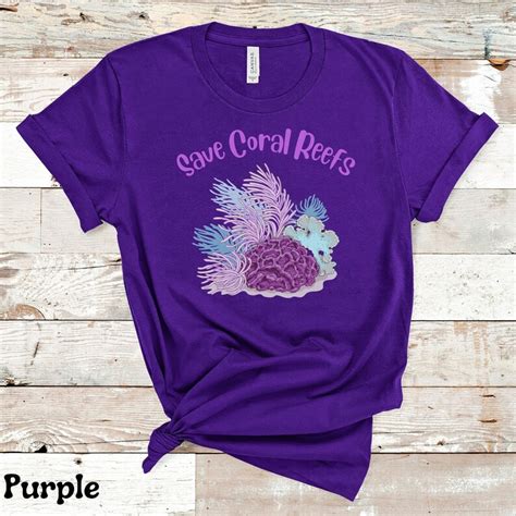 Save Coral Reefs Shirt Coral Reefs Ocean Sea Ocean Shirt Etsy