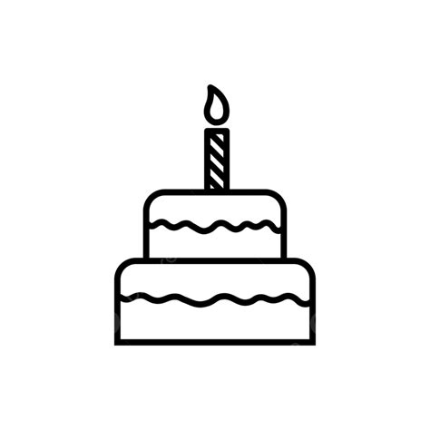 Cake Birthday Cake Icon Vector Design Template Vector Flat Png And