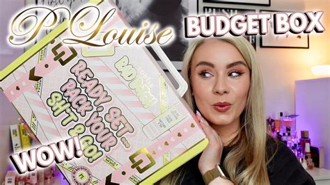 P LOUISE BUDGET BOX UNBOXING PACK YOUR SH T GO SUITCASE MISS BOUX