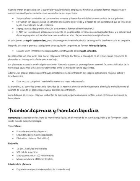 Trombocitopenias y trombocitopatias Montserrat Hernández uDocz