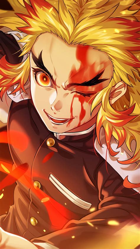 Rengoku Kyojuro Anime Demon Slayer Kimetsu No Yaiba Hd Mobile Hot Sex