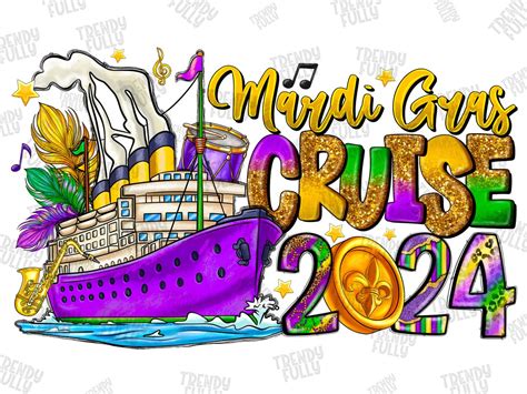 Mardi Gras Cruise Squad 2023 Png, Sublimation Design Download, Happy ...