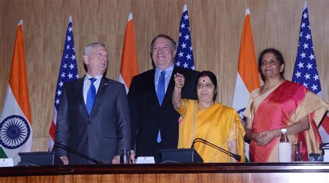 22 Talks India Us Sign Key Defence Pact Ask Pakistan To Stop