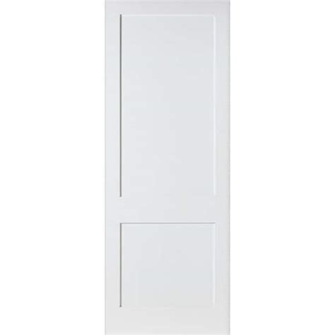 Krosswood Doors In X In Craftsman Shaker Panel Primed Solid