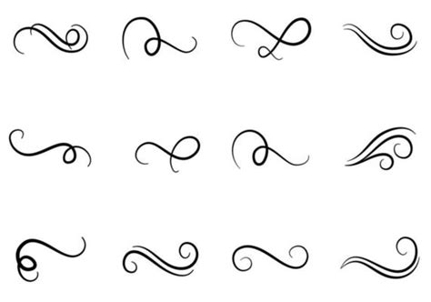 Calligraphy Swirls Vector Art, Icons, and Graphics for Free Download