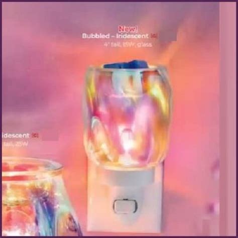 Bubbled Iridescent Scentsy Mini Warmer Tanya Charette