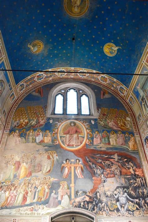 Ciclo Fresco Giotto En La Capilla Scrovegni Padua Italia Imagen De