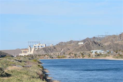 Davis Dam Hydroelectric Power Plant On The Arizona Side Of The Colorado