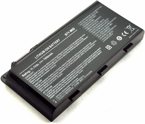 Xinbox Mah Bty M D Laptop Battery Compatible With Msi Gt Gt