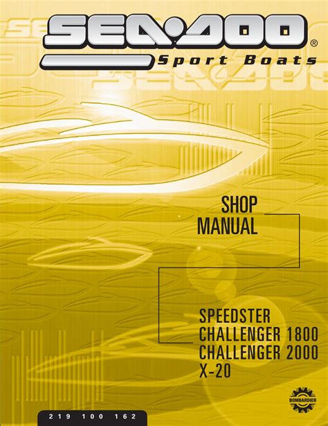 Sea Doo Challenger Service Repair Manual By Ng Gt Issuu