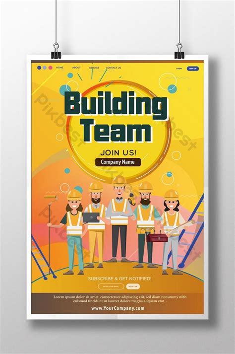 Teamwork poster | AI Free Download - Pikbest