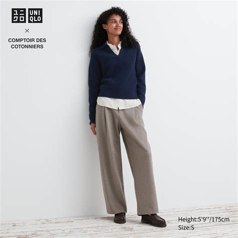 Check Styling Ideas Forbrushed Jersey Pleated Wide Pants Uniqlo Us