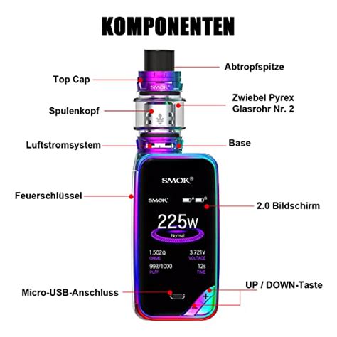 SMOK Alien KIT Schwarz Champagne 220 Watt My Smoker Kaufen E