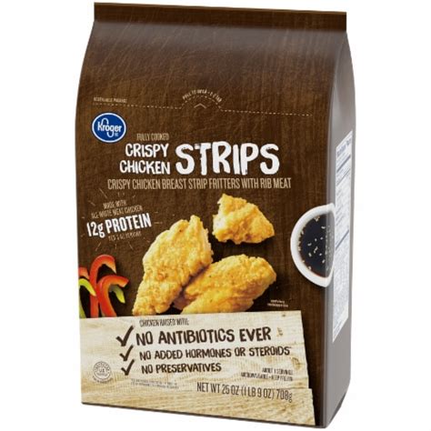 Kroger® Frozen Fully Cooked Crispy Chicken Strips, 25 oz - Kroger