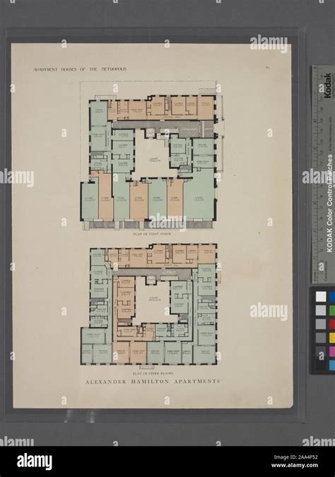 Includes Index Alexander Hamilton Apartments Plan Of First Floor