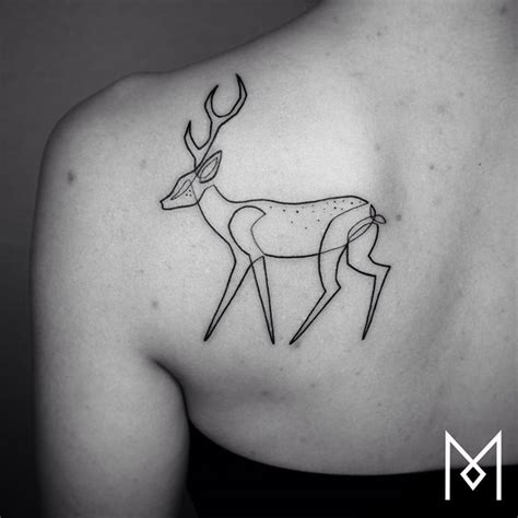 one line tattoos by mo ganji (9) » TwistedSifter