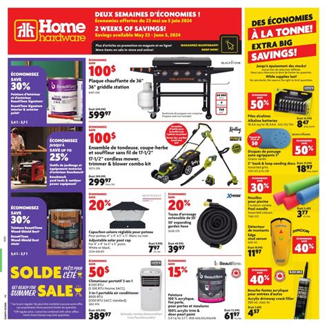 Circulaire Home Hardware Centre De R Novation Du Au Juin