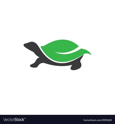 Turtle logo icon Royalty Free Vector Image - VectorStock