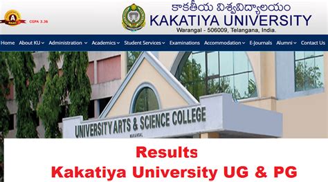 Kakatiya University Results 2022 MahaBharti In University