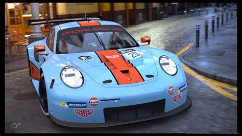 My First Decent Livery Porsche 911 Rsr Gulf Livery Rgranturismo