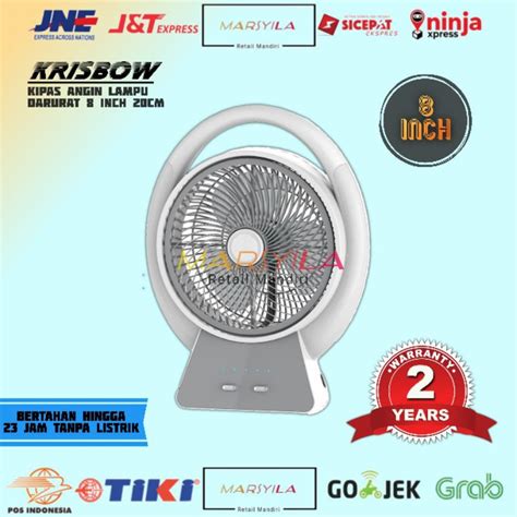 Jual Kipas Angin Lampu Darurat Led Inch Krisbow Emergency Fan