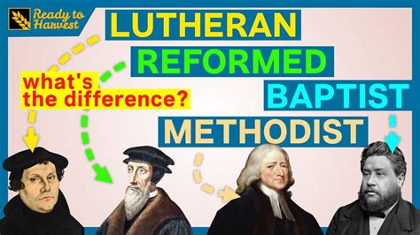 Lutheran Reformed Methodist And Baptist What S The Difference Youtube